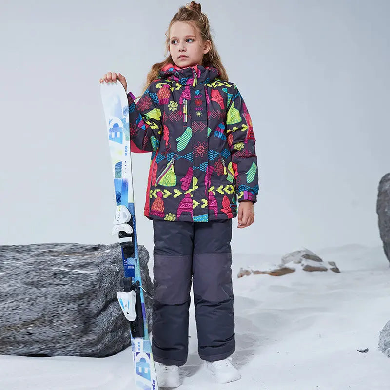 2025 Winter Outdoor Snow Jacket & Bibs Pants for Children