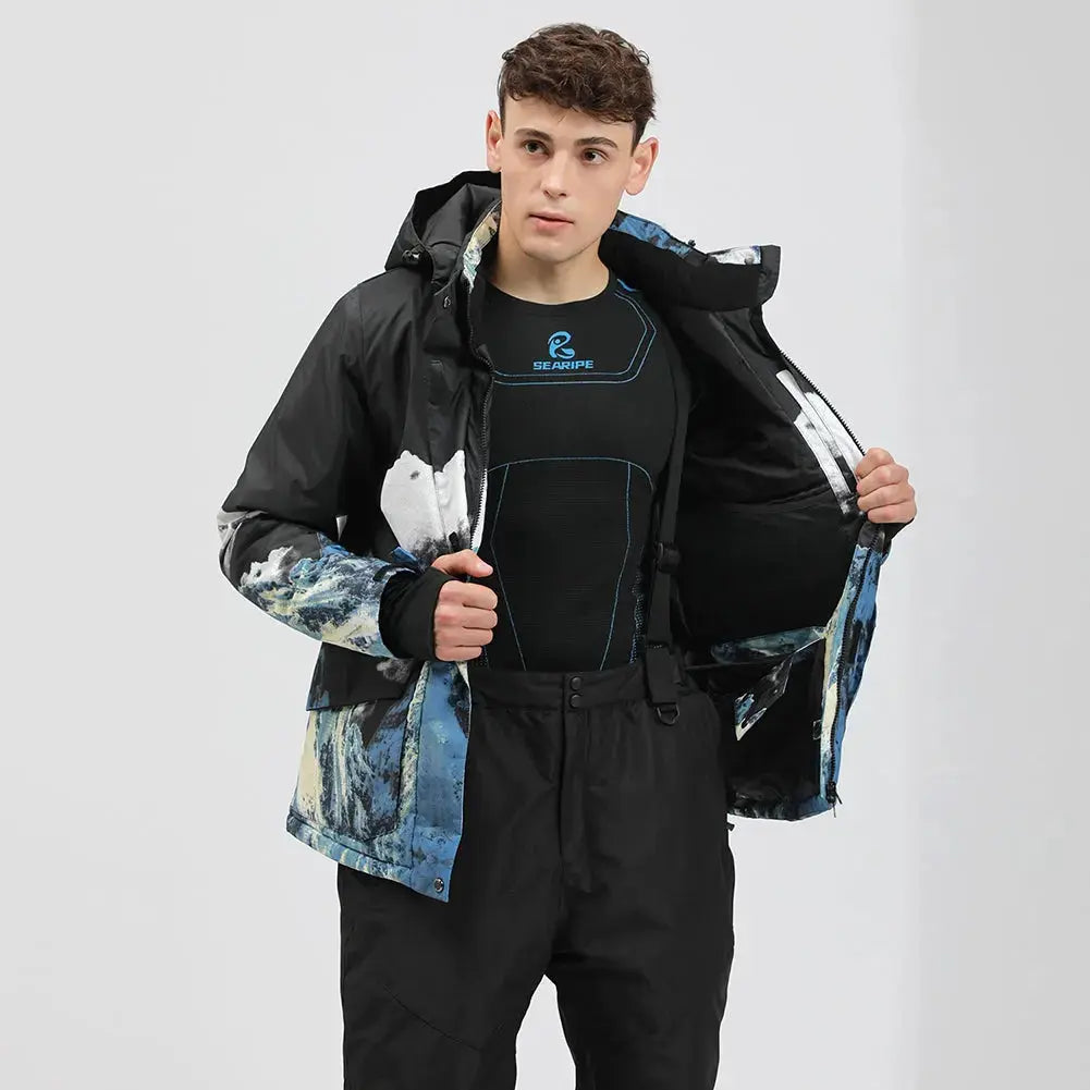 Men Insulated Snowboarding Snow Shell Jacket