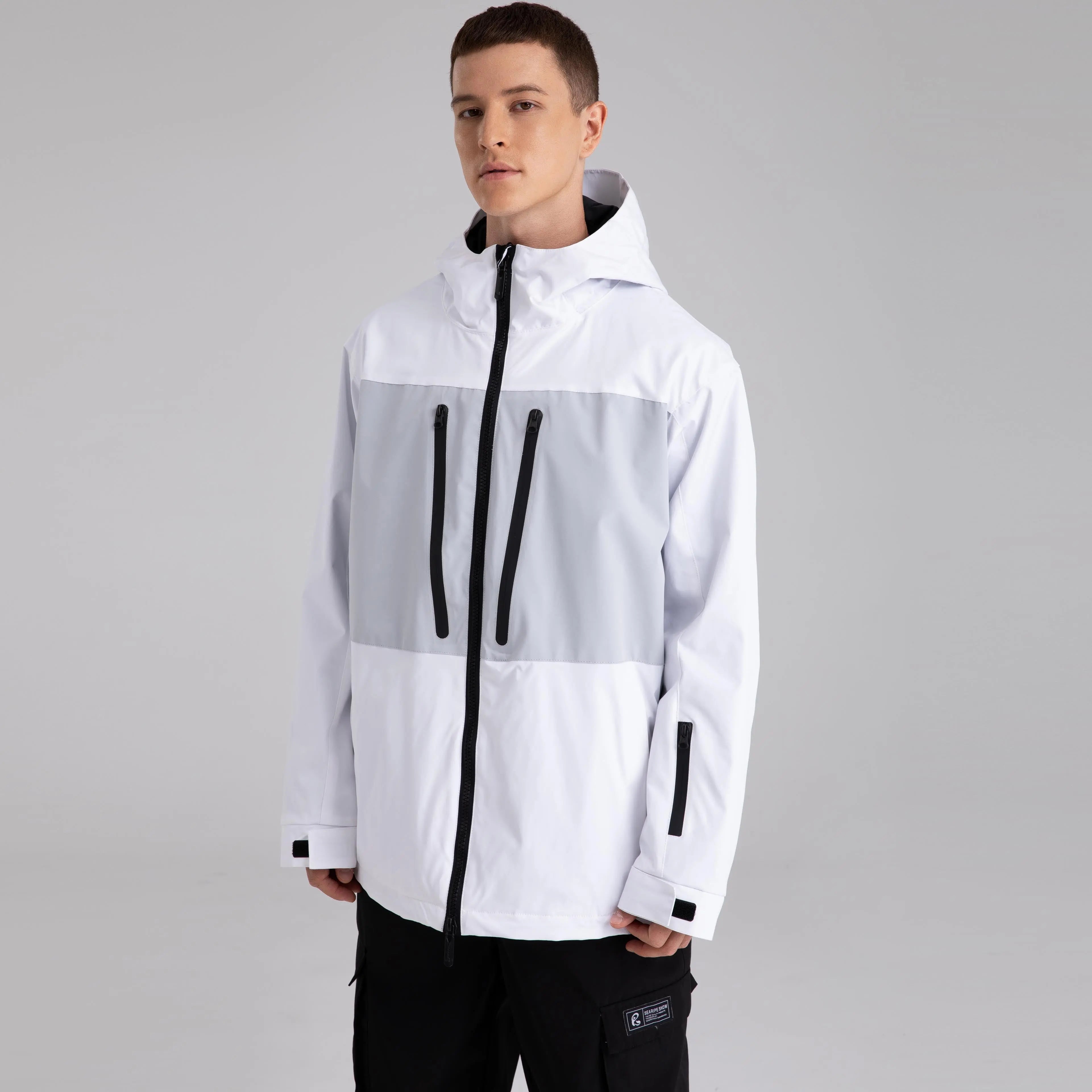 Male Outdoor Ski Shell Jacket Insulated Snow Tops