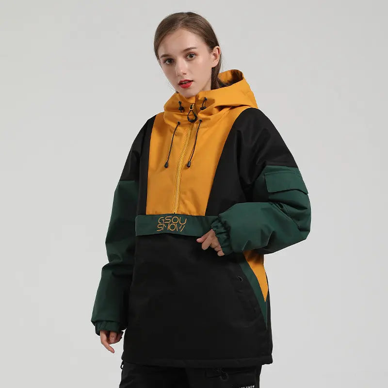 Hotian Reflective Stripe Men Insulated Anorak Jacket