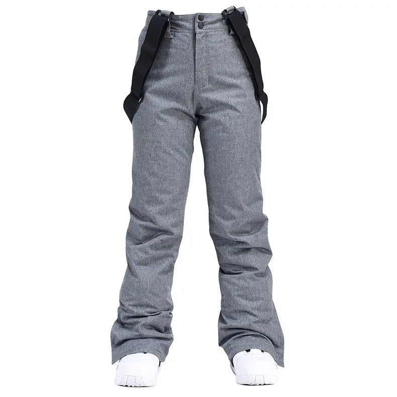 Men Women Outdoor Ski Snowboarding Bibs Pants