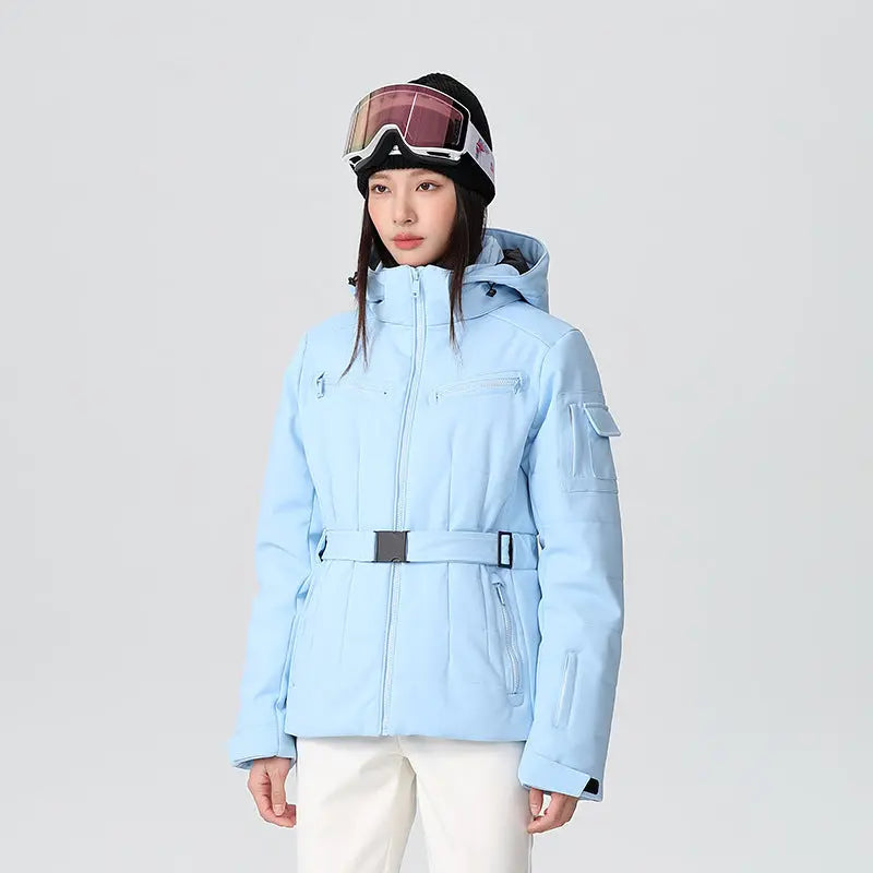 Women Chic Slim Fit Ski Jacket Best Outdoor Snow Coat for Skiiers