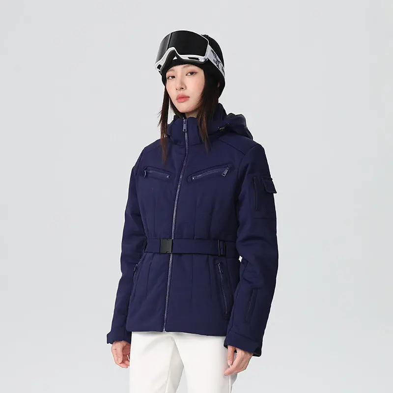 Women Chic Slim Fit Ski Jacket Best Outdoor Snow Coat for Skiiers