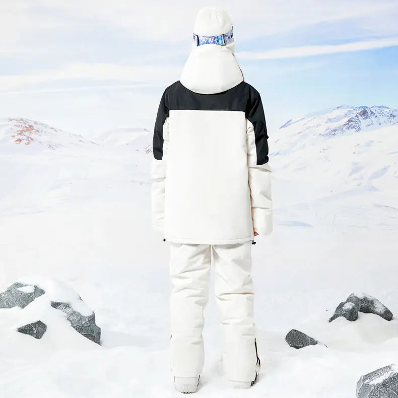 Stylish Womens Snowboard Outfits 2 Pieces Ski Overalls