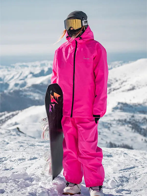 Women's All-Season Mountain Snowboard Suits Top Level
