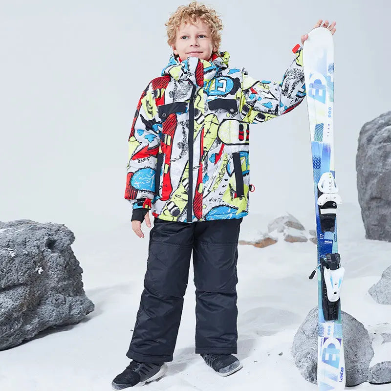 2025 Winter Outdoor Snow Jacket & Bibs Pants for Children