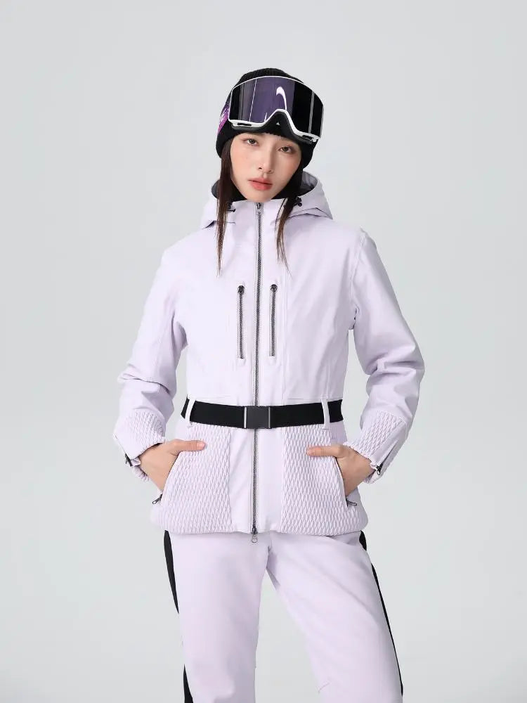 Women's 3L Insulated Ski Jacket Slim Fit Sports Wear