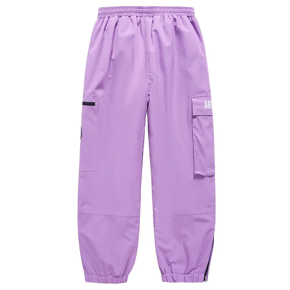 Hotian Women Skiing Snow Cargo Jogger Pants