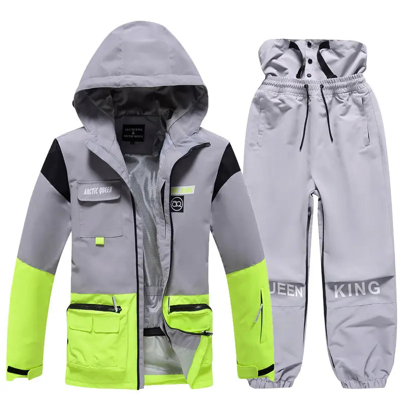 Adult Ski Insulated Cargo Jacket & Jogger Pants&nbsp;Downhill Diva Suits&nbsp;