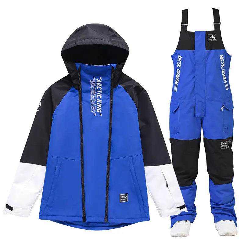 Unisex Outdoor Winter Snowboard Suits Cargo Jacket & Bibs Pants&nbsp;