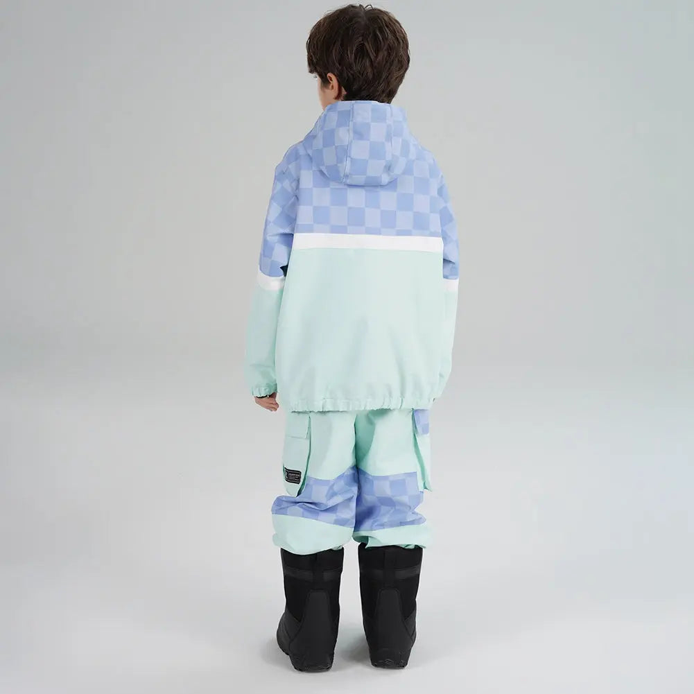 Kids' Hooded Insulated Snowboard Jacket and Snow Pants