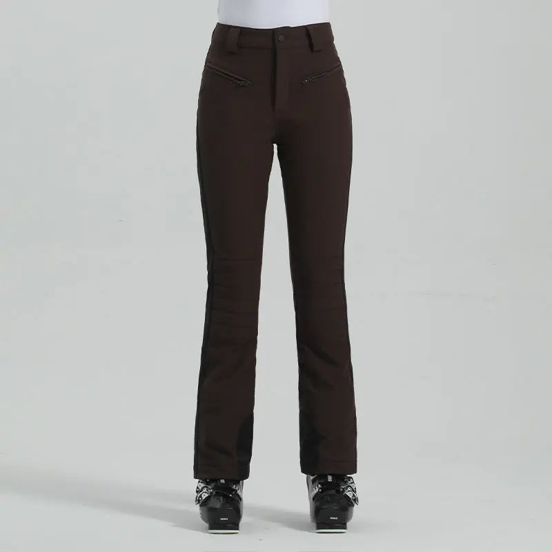 High Elasticity Winter Snow Pants Colorblock Snowboarding Pants