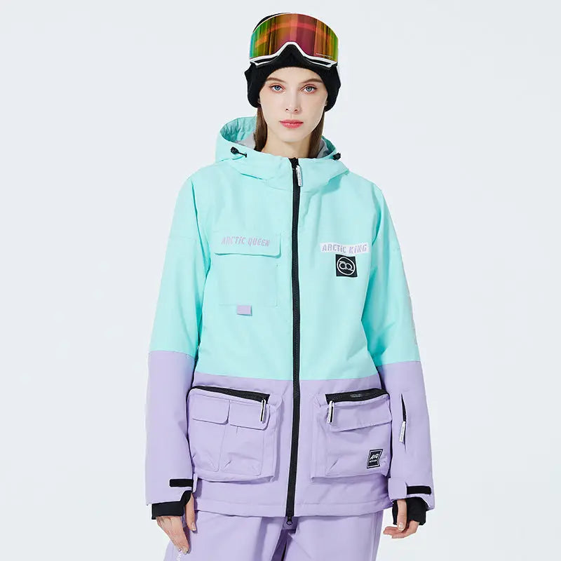 Best Ski Coat for Winter Unisex Ski Insulated Cargo Jacket