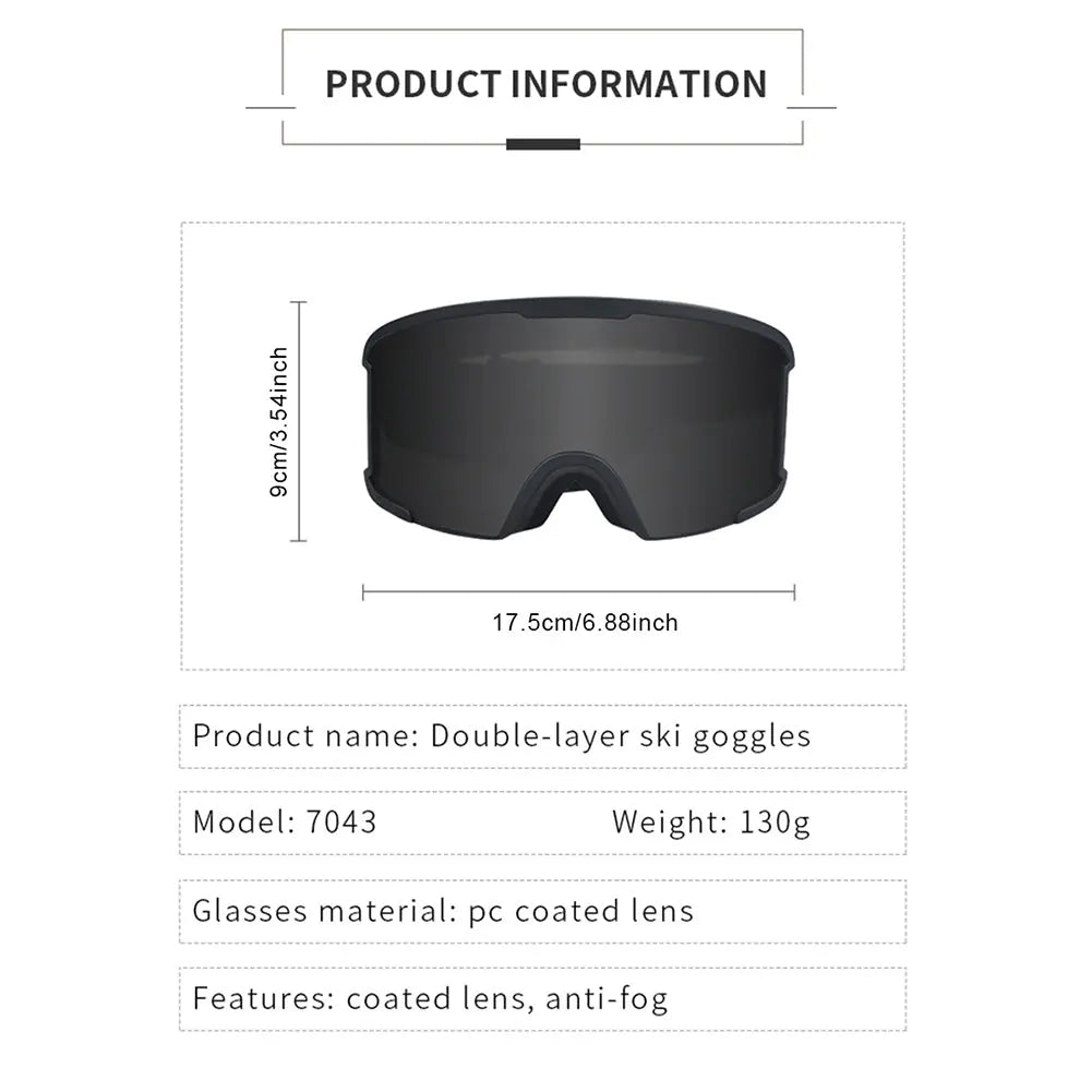 Hotian UV Protection Snow Skiing Sports Goggles