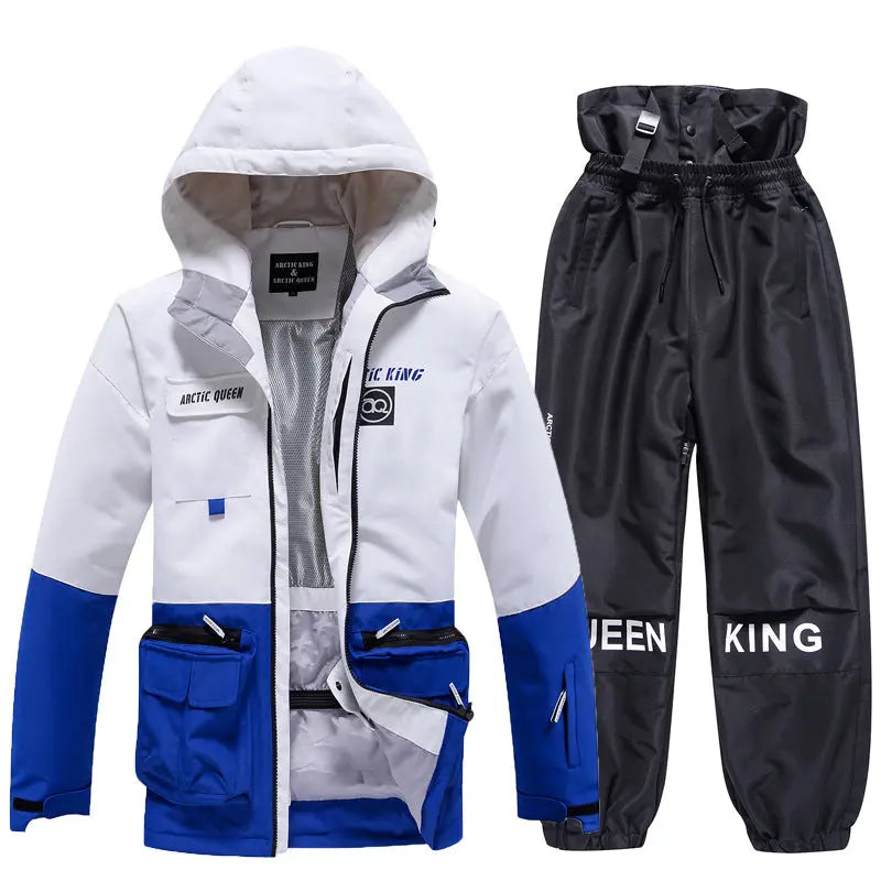 Unisex Insulated Cargo Jacket & Jogger Pants Ski Set&nbsp;