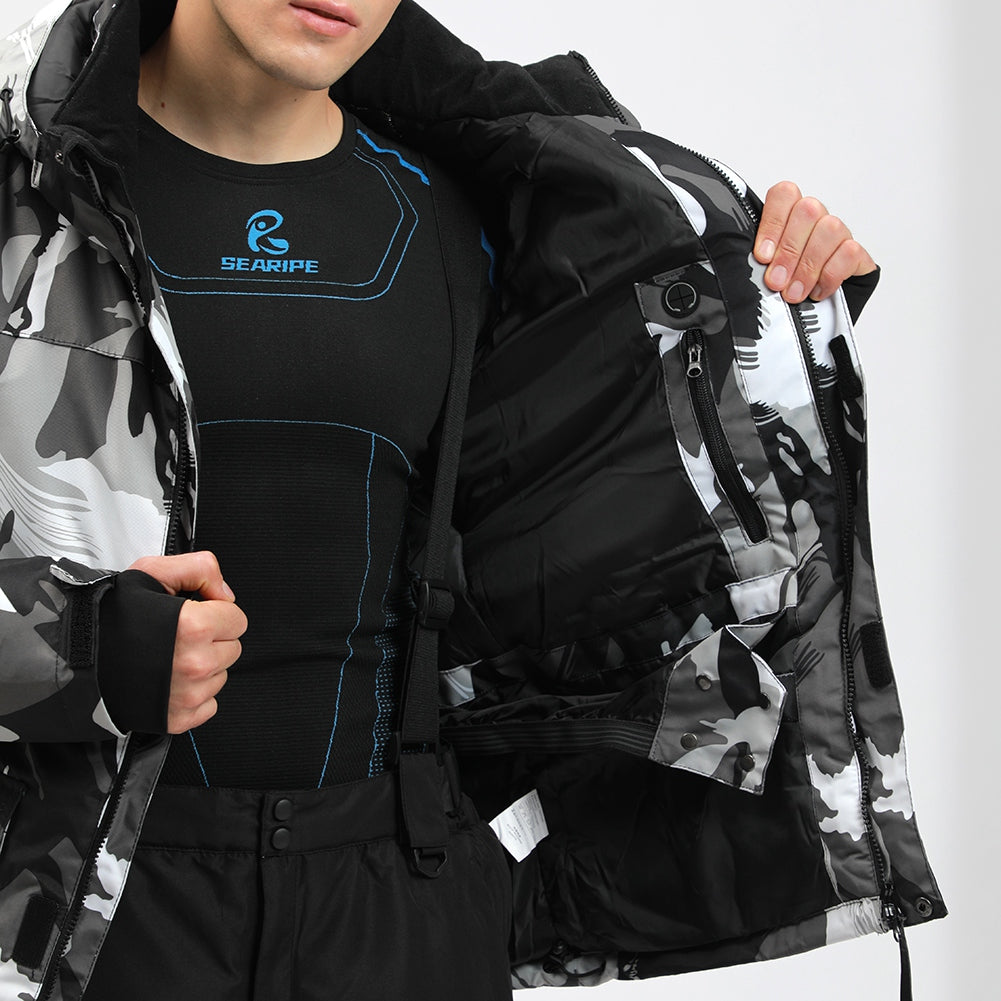 Hotian Men Insulated Skiing Shell Jacket