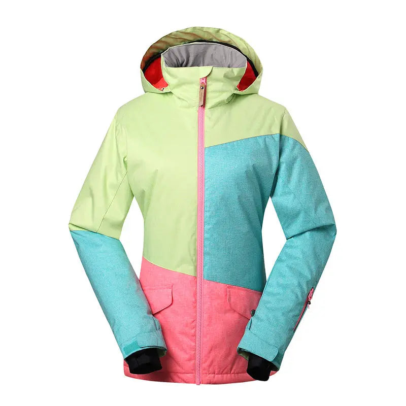 Hooded Printed Ski Snowboard Jacket