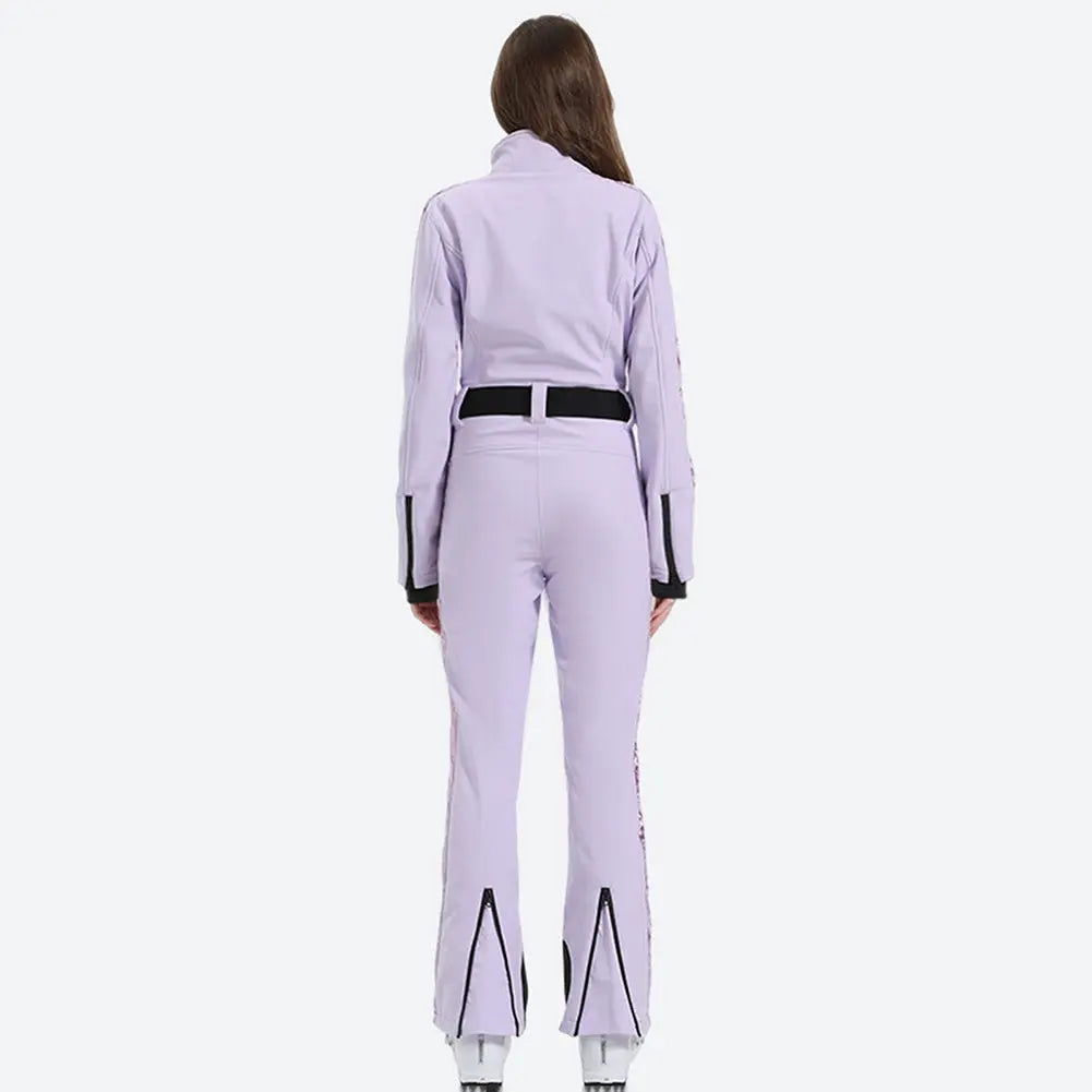 Women Slim Fit One Piece Ski Suit