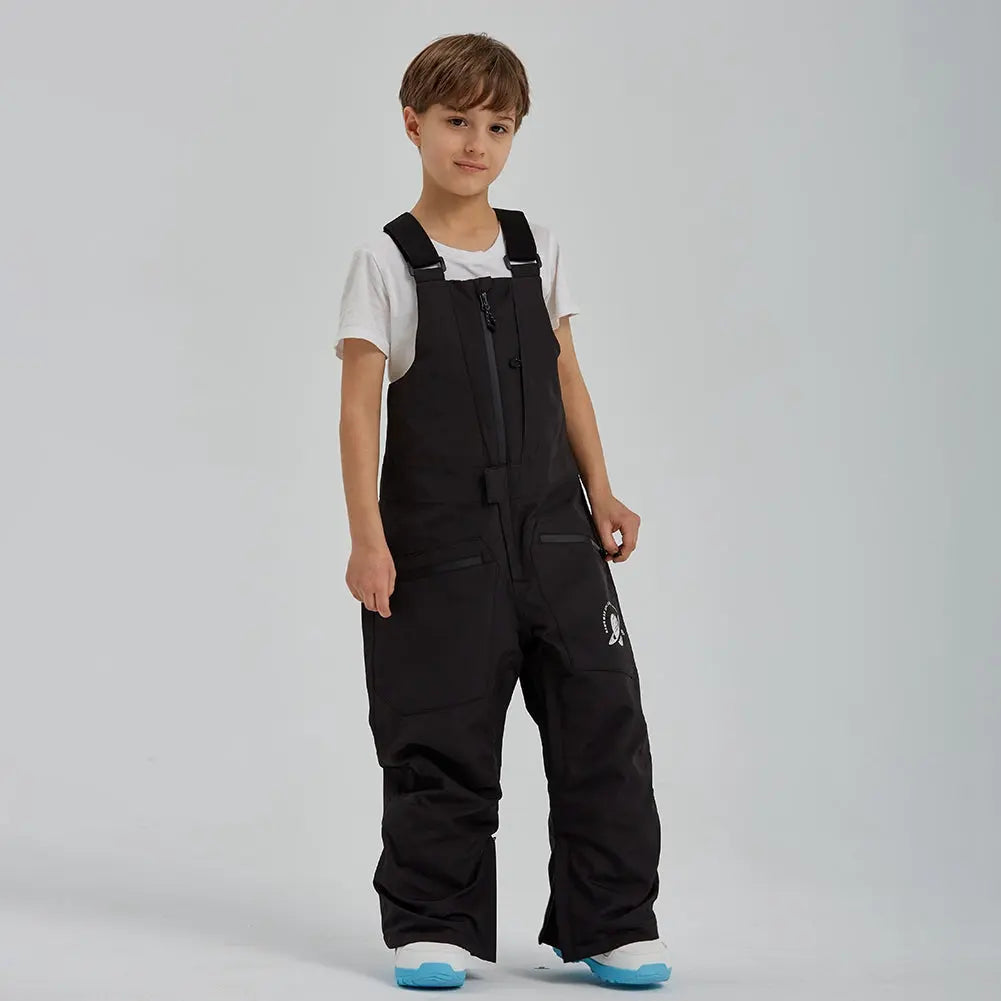 Boys Snow Jogger Bibs&nbsp;Pants Winter Insulated Outwear Trousers
