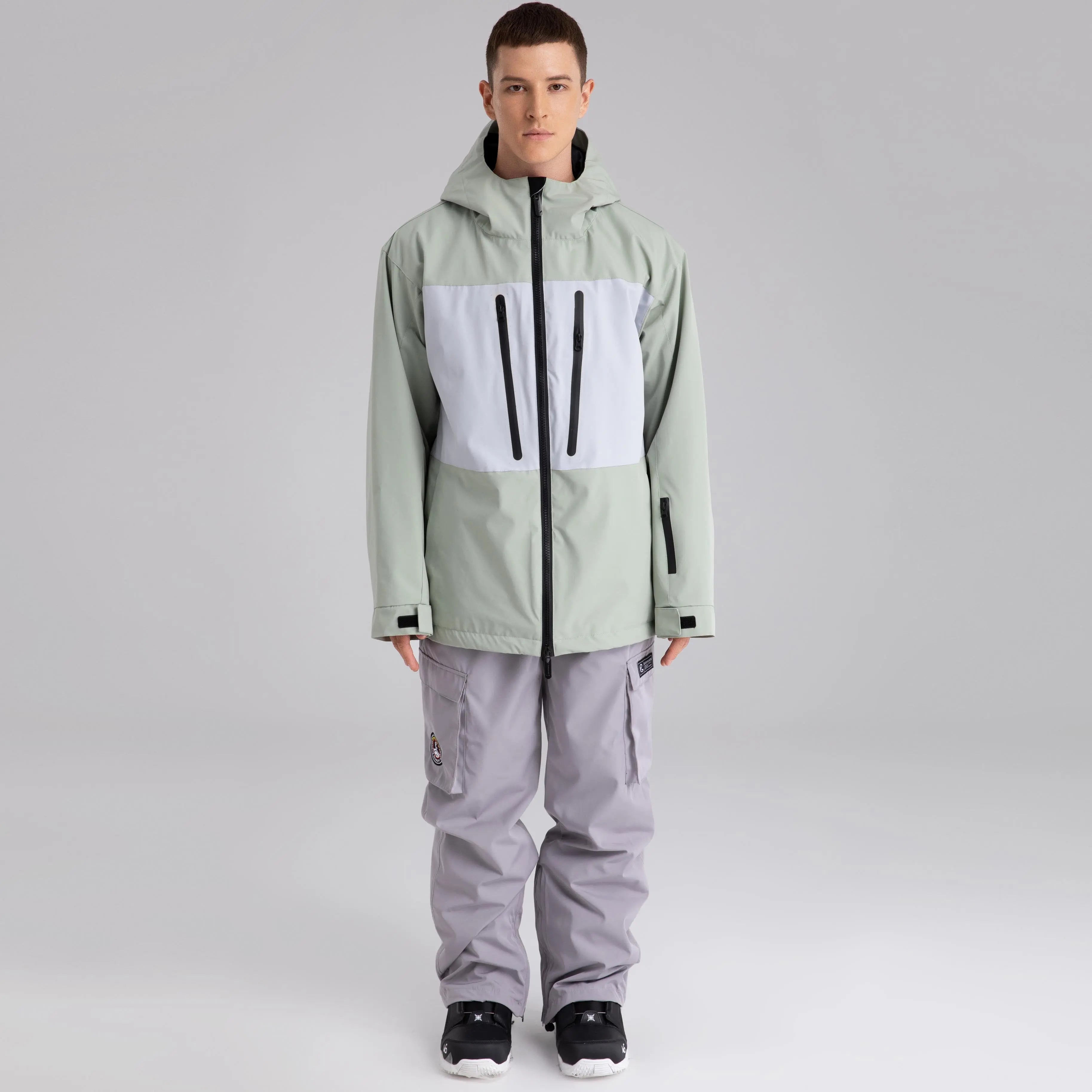 Male Outdoor Ski Shell Jacket Insulated Snow Tops