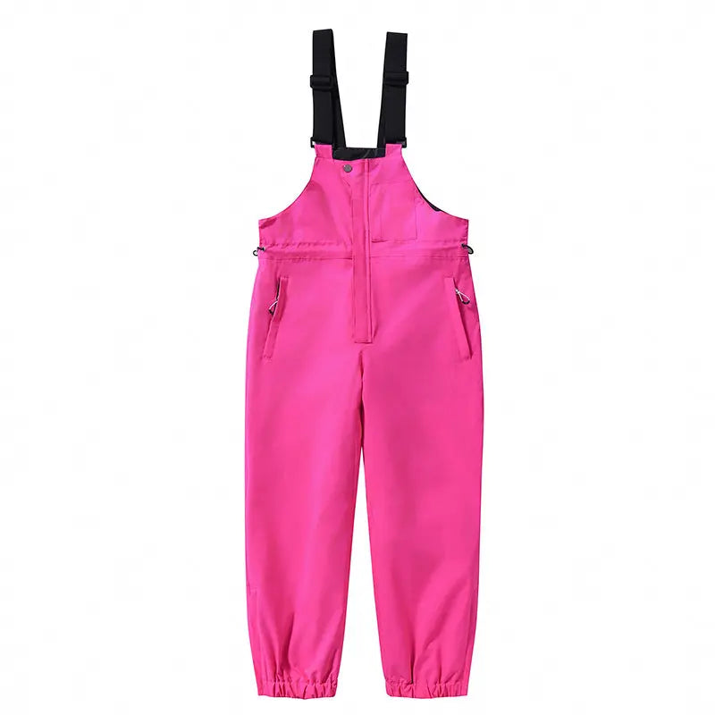Colorful Childhood Ski Bibs Outdoor Thicken Snowboard Pants