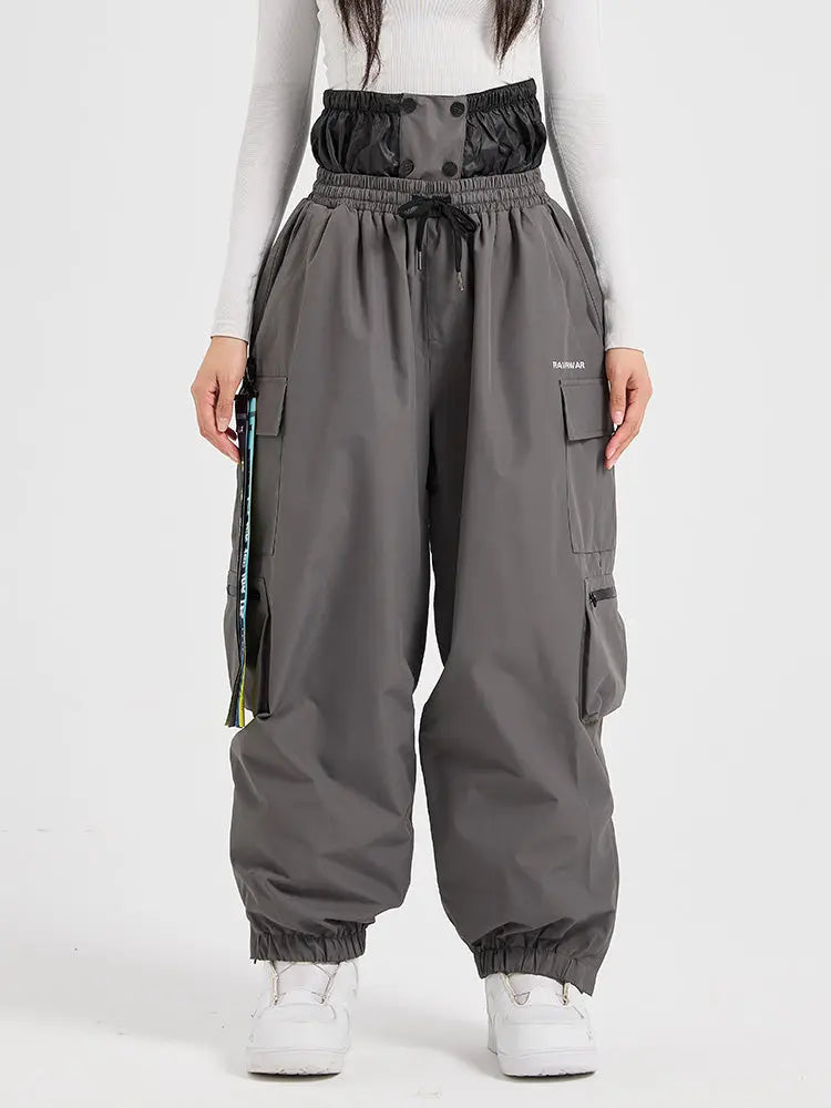 Women's Winter Cargo Baggy Snowboard Pants