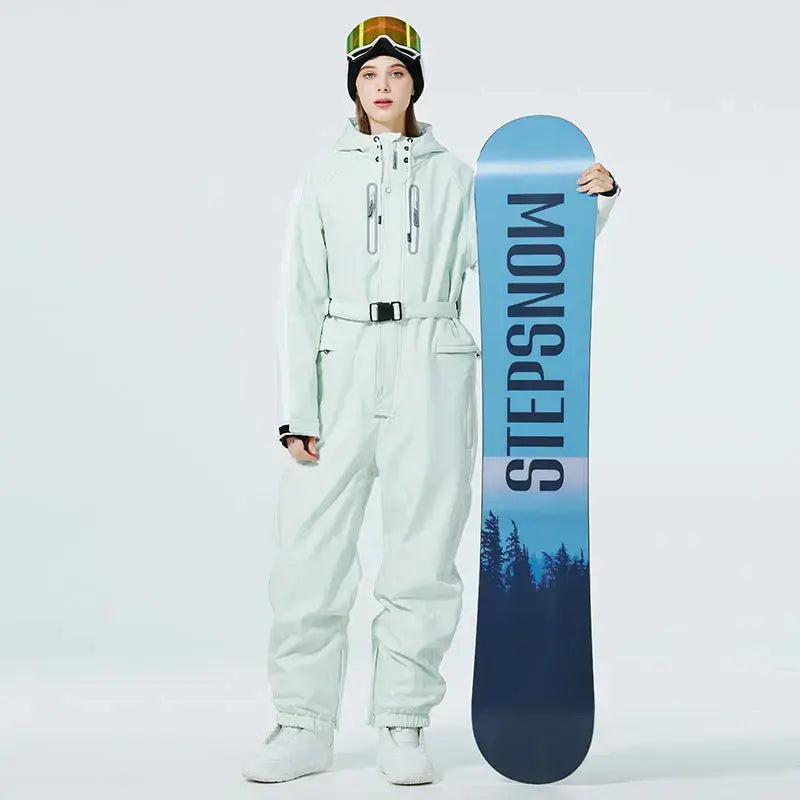 Loose Fit Ski Snowboarding Jumpsuits One Piece Snow Suits