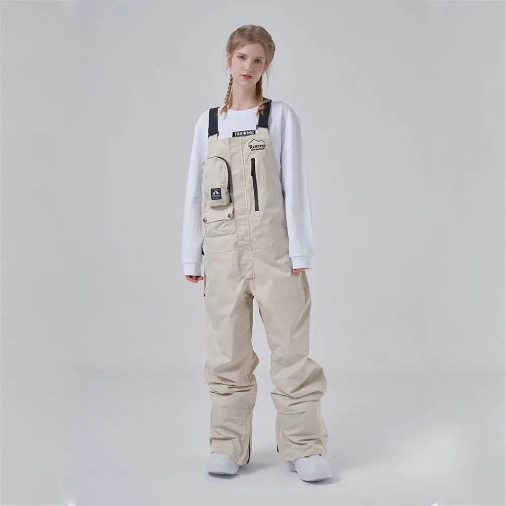 Women Insulated Snow Snowboard Bibs Pants