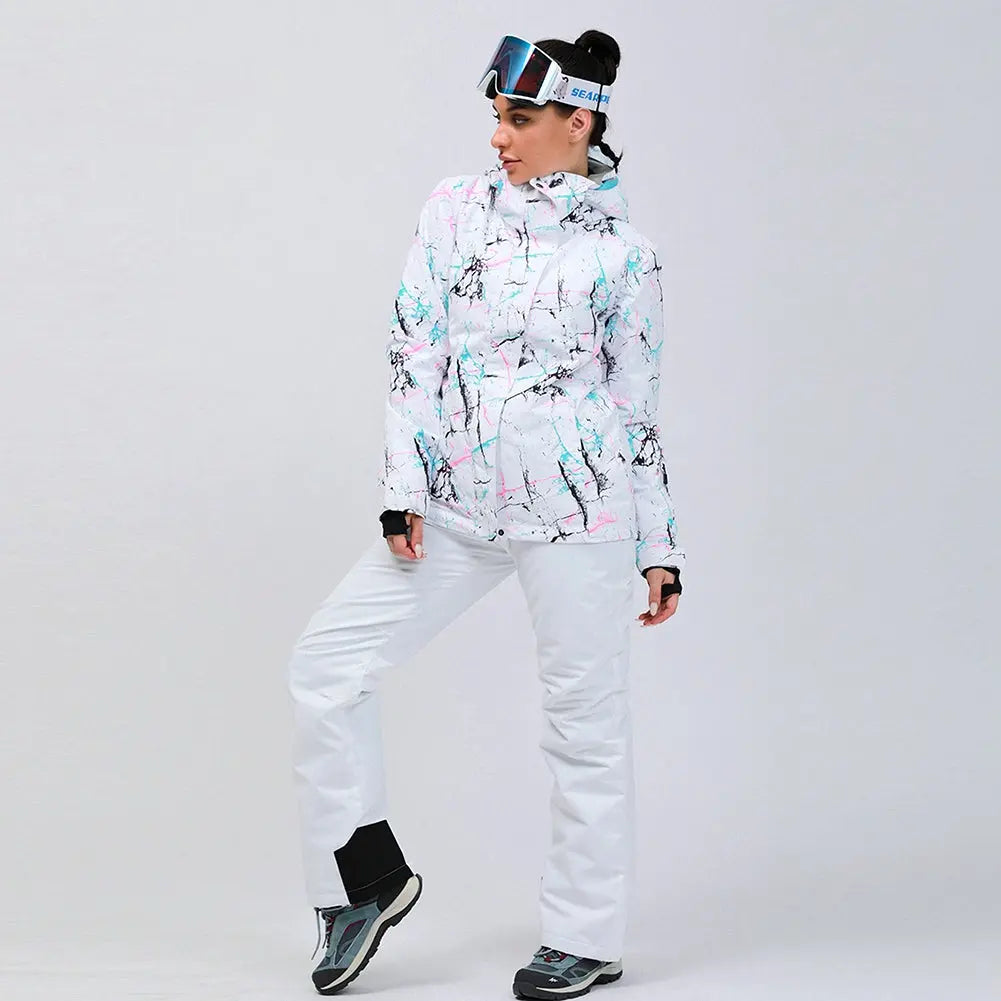 Comfortable Hooded Snow Coat Winter Waterproof Ski Tops