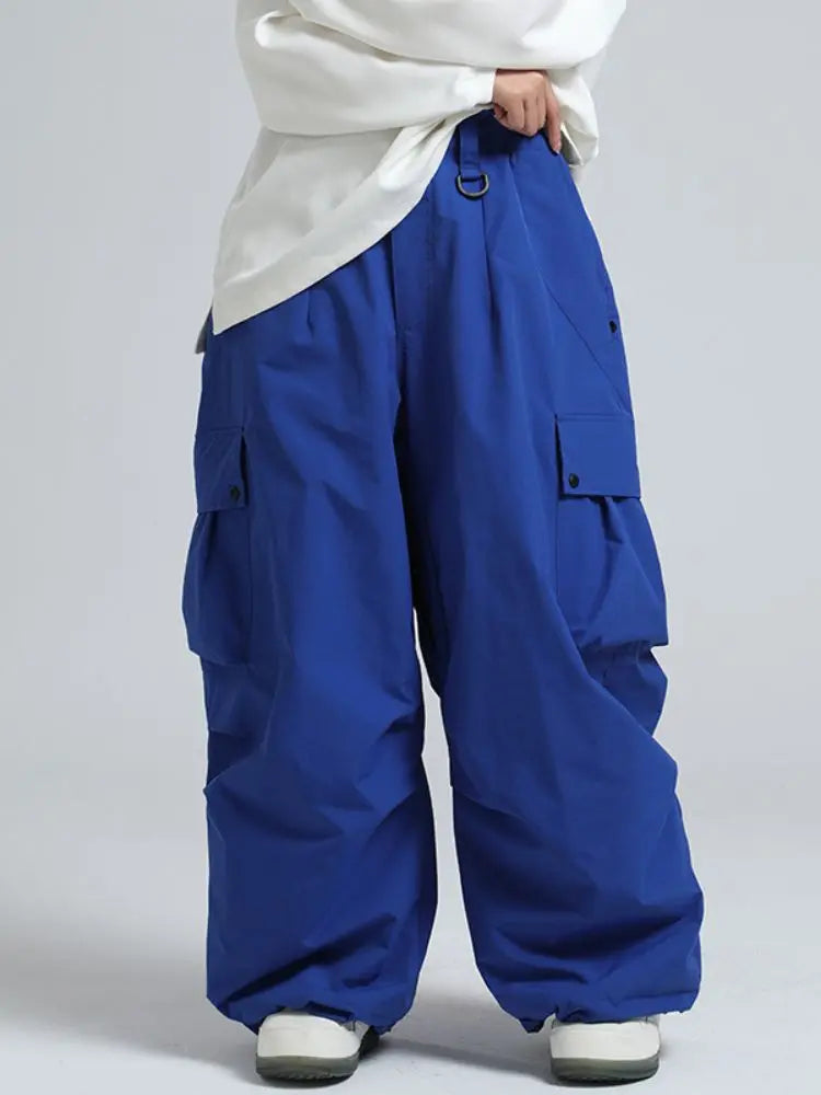 Adult Baggy Cargo Snowboard Pants Oversized Outdoor Pants