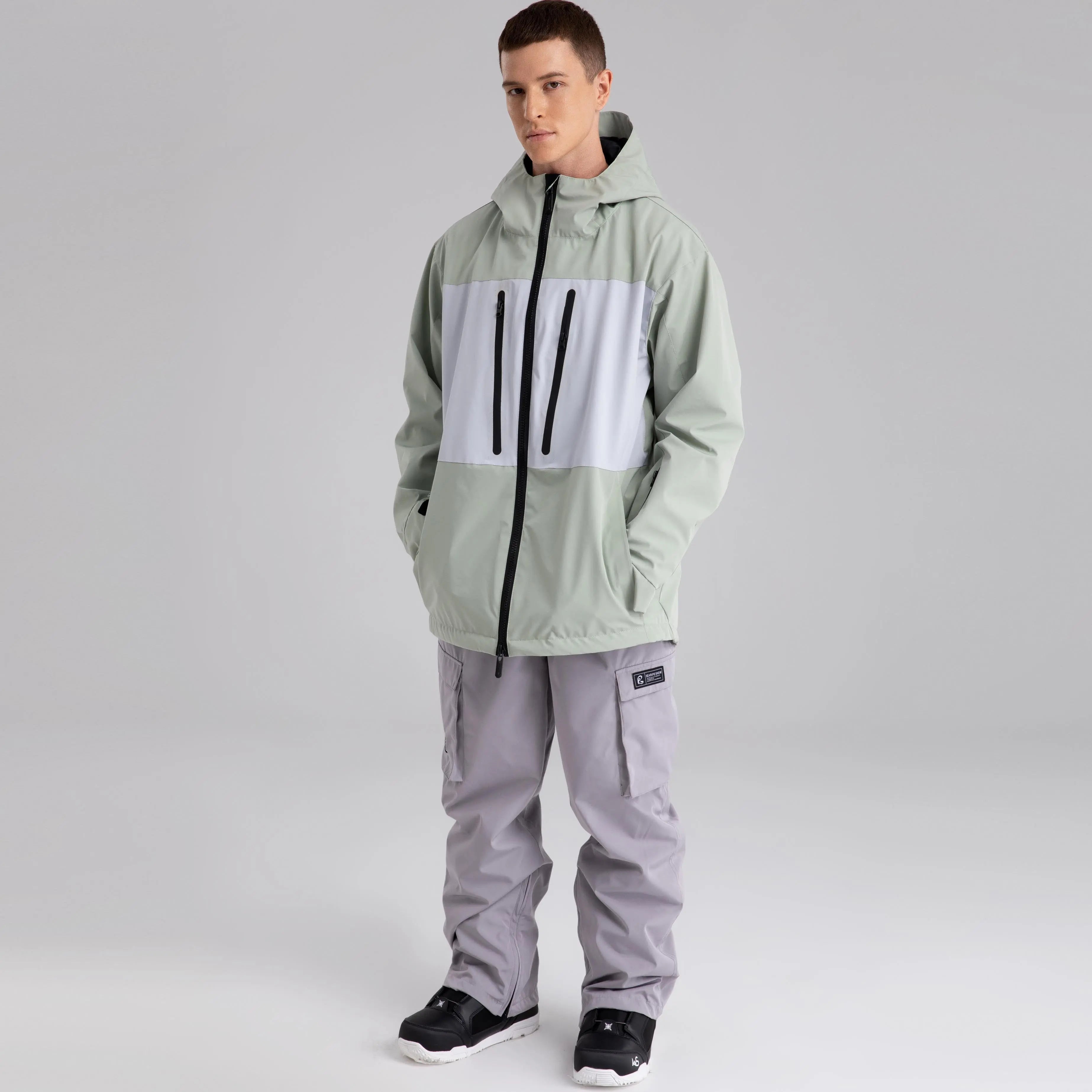 Male Outdoor Ski Shell Jacket Insulated Snow Tops