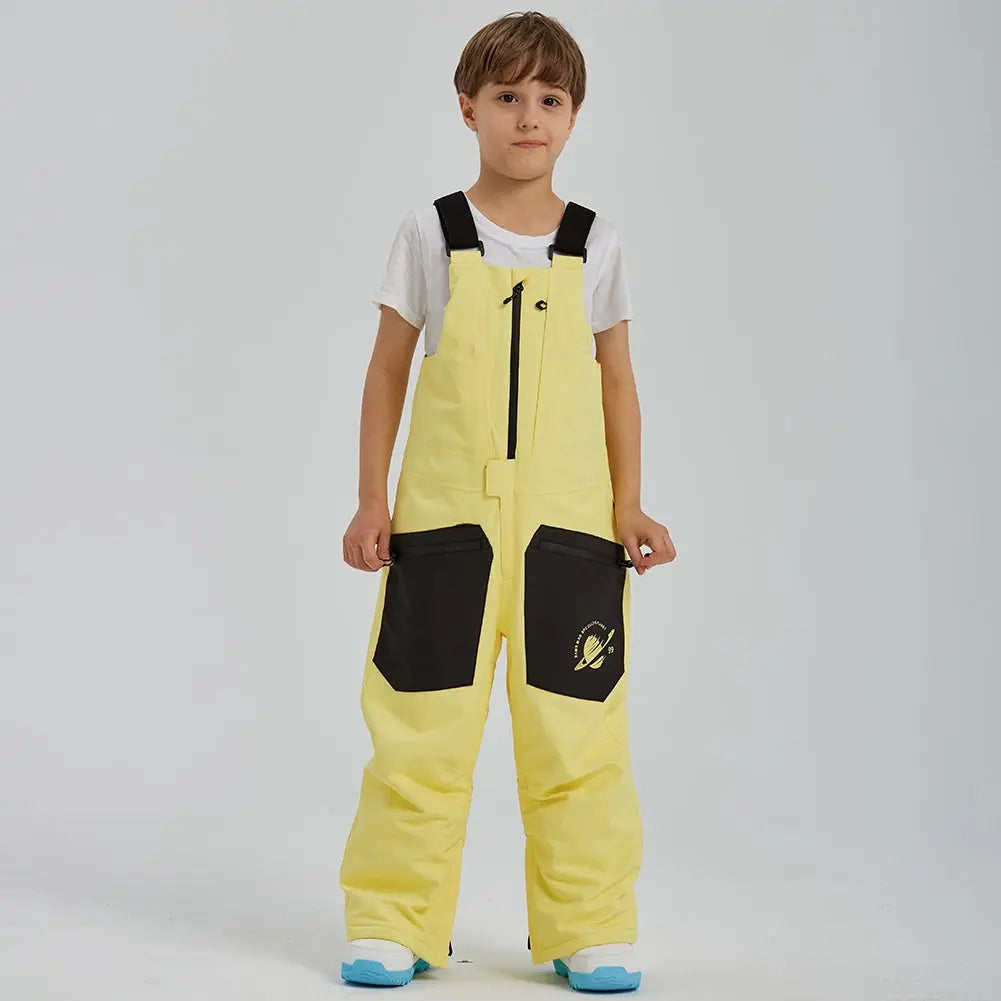 Boys Snow Jogger Bibs&nbsp;Pants Winter Insulated Outwear Trousers