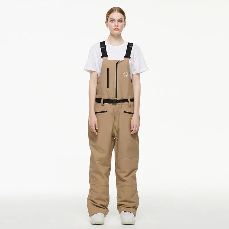 Unisex Outdoor Ski Overalls Sports One-piece Warm Snow Bibs