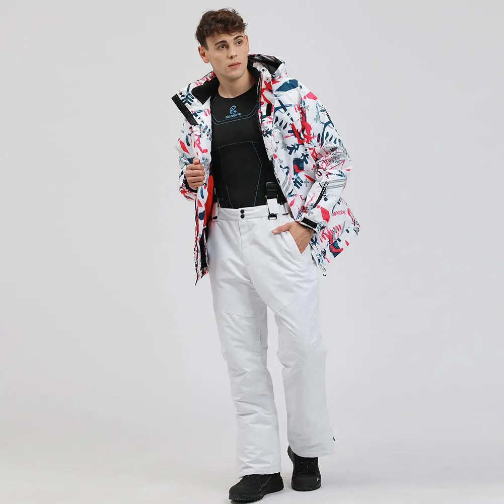 Hotian Men Skiing Shell Insulated Jacket