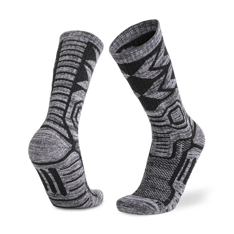 Rib-Knit Outdoor Sports Ski Socks