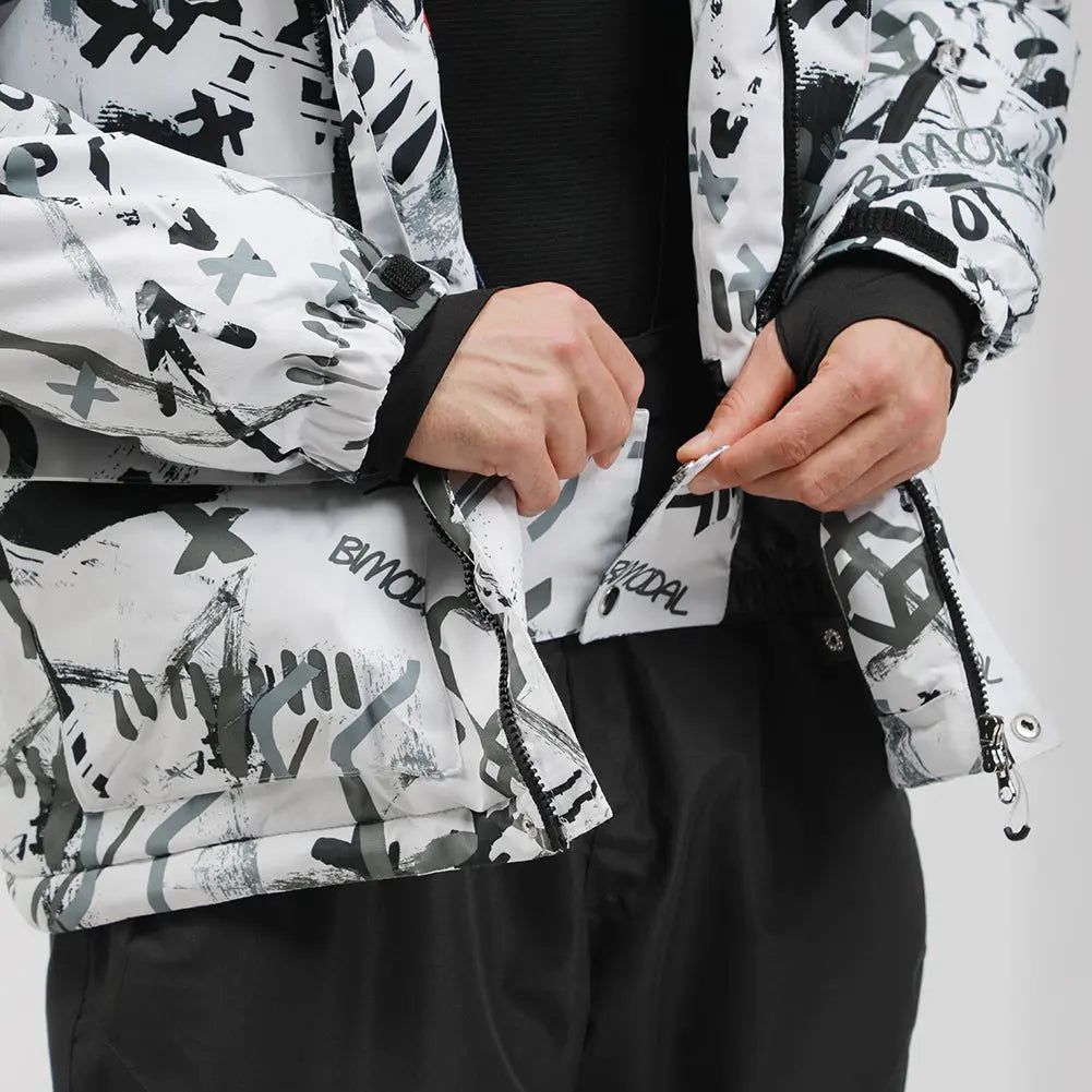 Hotian Men Skiing Shell Insulated Jacket