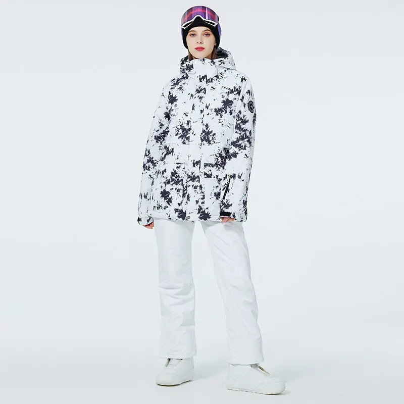 Couple Style Winter Ski Jacket and Pants Set