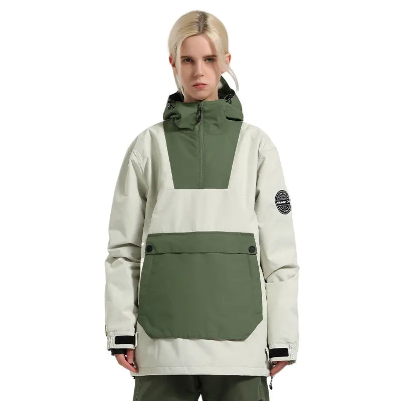 Hotian Reflective Stripe Men Insulated Anorak Jacket