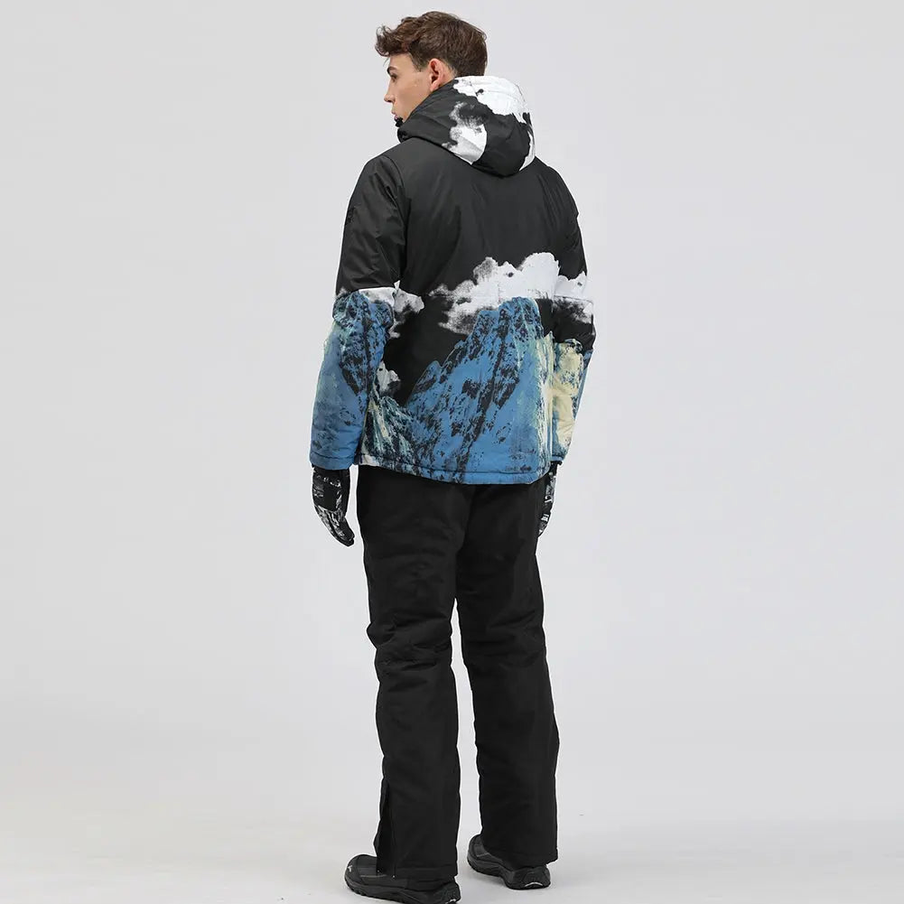 Hotian Men Insulated Snow Skiing Snowboarding Set