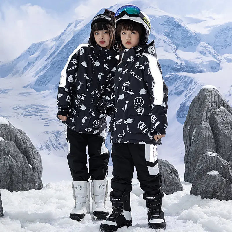 Kids Outdoor Ski Jacket & Pants Set