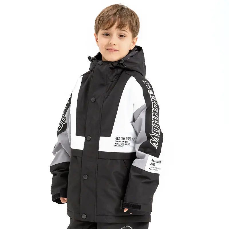 2024 Winter Button-up Snow Jacket Warm Sports Costumes