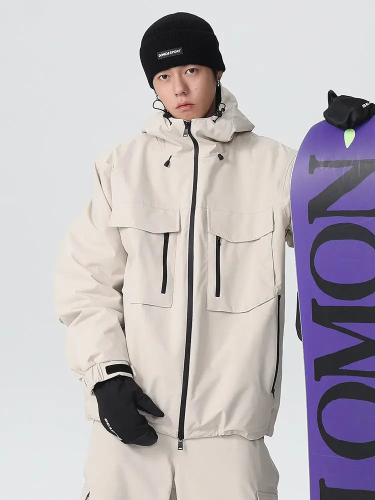 Unisex Advanture Snowboard Jacket Hooded Insulated Ski Coat