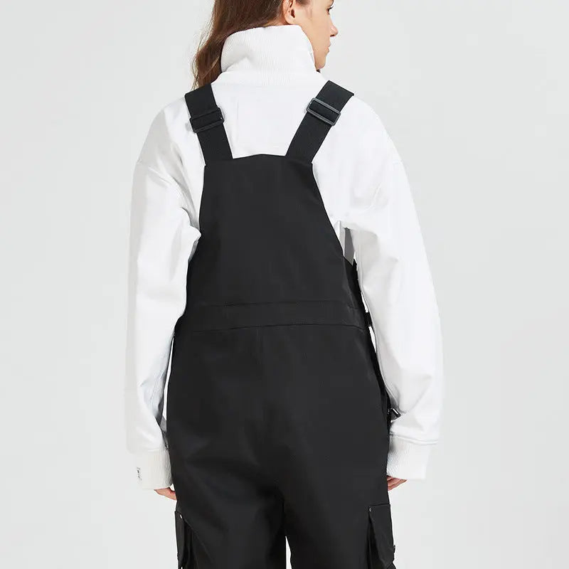 Women Baggy Skiing Bibs Premium Snowboarding Overalls Pants