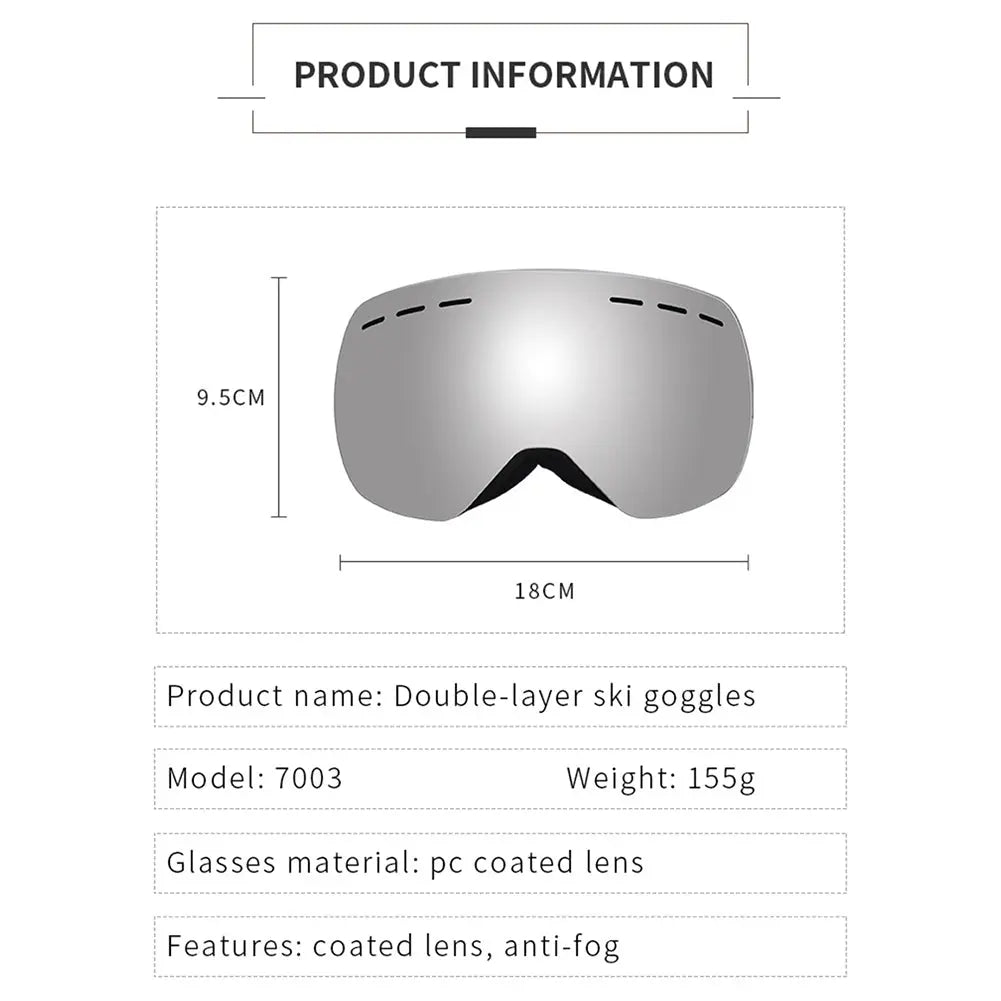 Hotian UV Protection Snow Skiing Sports Goggles