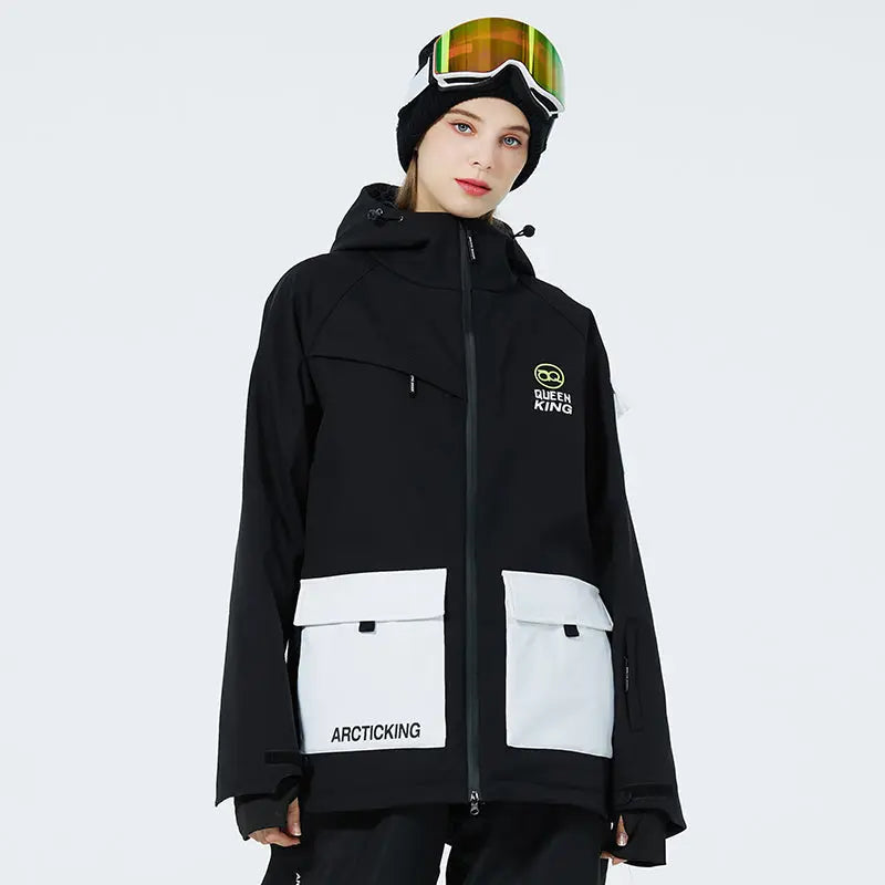 Unisex Mountain Adventure Snow Jacket&nbsp;Side Zipper Design Snow Coat