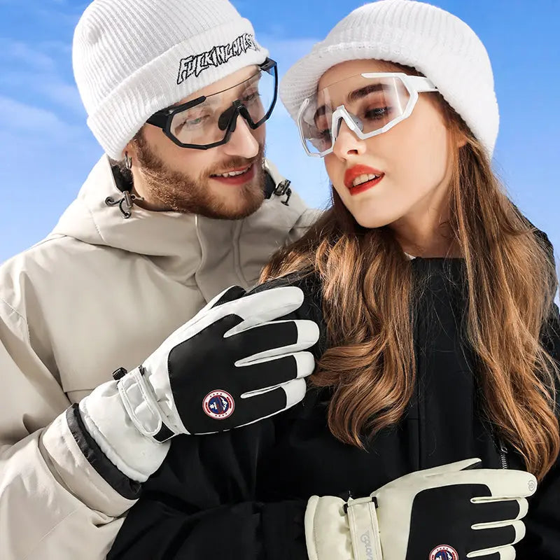 Hotian Unisex Insulated Ski Gloves Waterproof