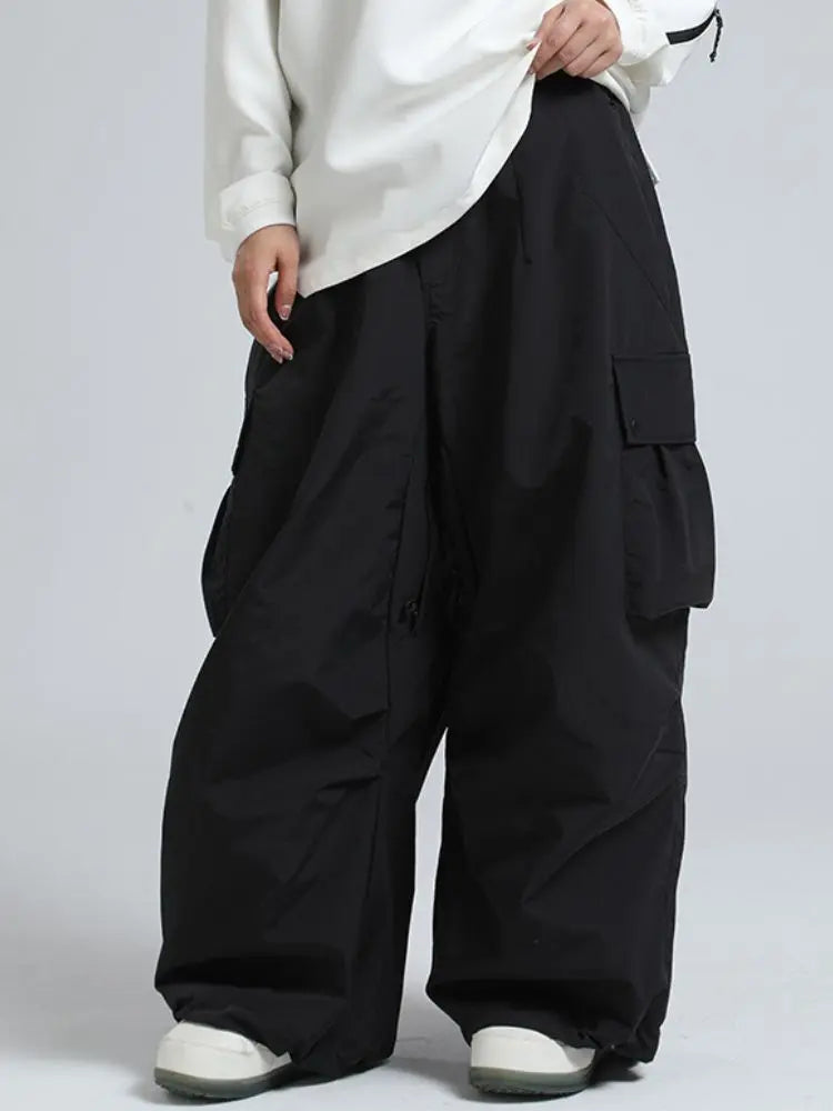 Adult Baggy Cargo Snowboard Pants Oversized Outdoor Pants