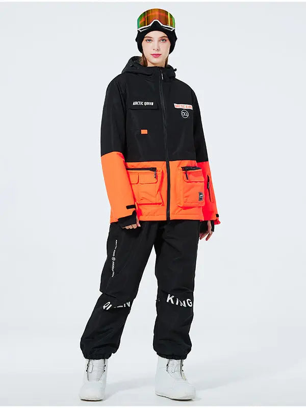 Unisex Insulated Cargo Jacket & Jogger Pants Ski Set&nbsp;