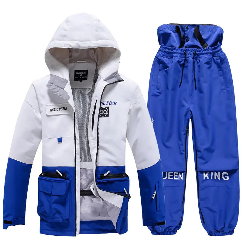 Unisex Insulated Cargo Jacket & Jogger Pants Ski Set&nbsp;