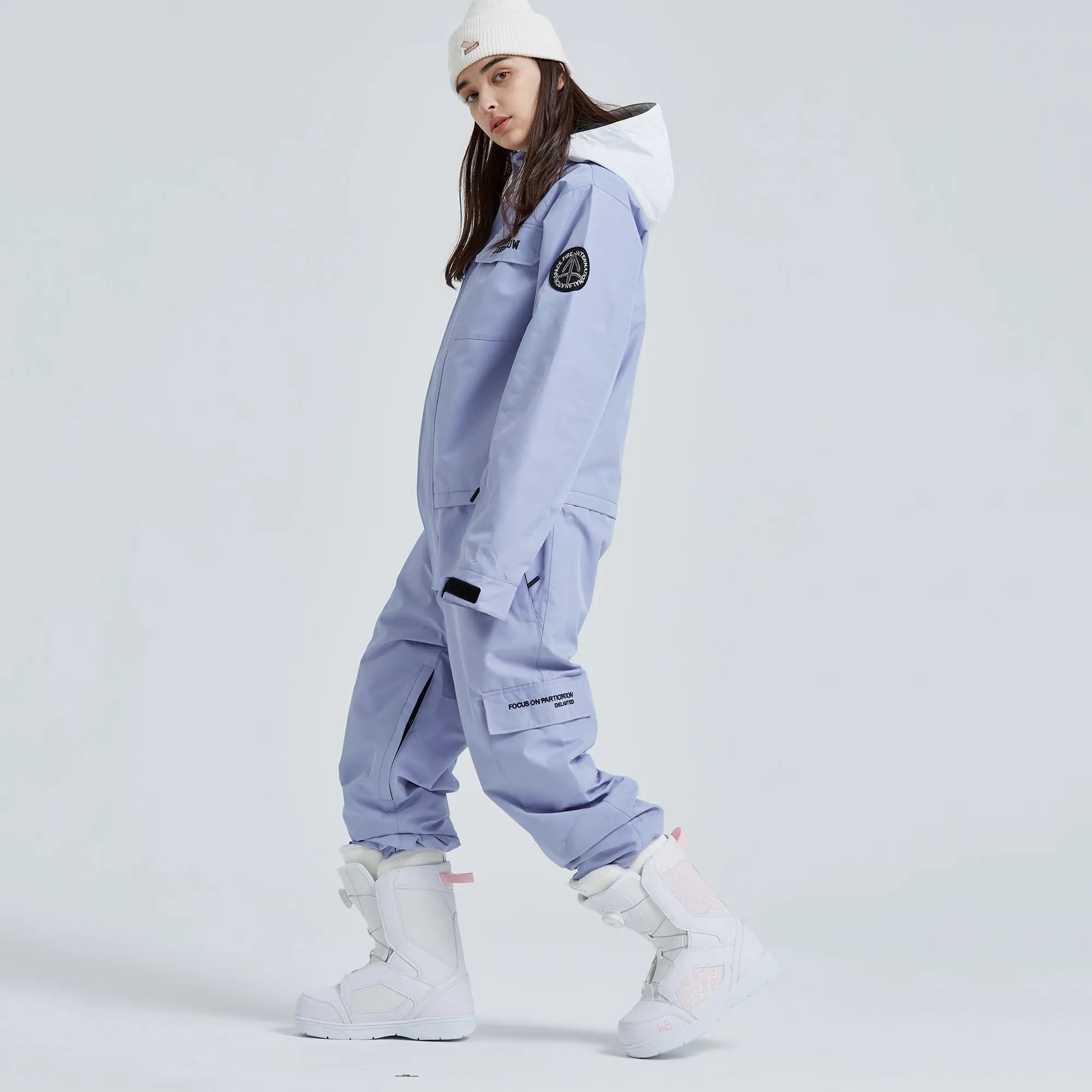 Adult One Piece Ski Suits Waterproof Winter Snowsuits